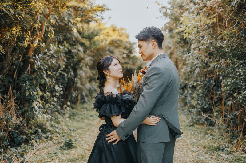 まずは緑のトンネルの撮影から