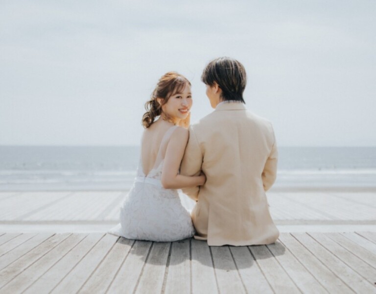 春の江ノ島ビーチ