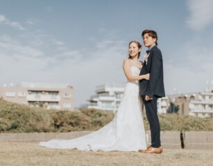 江ノ島ロケーションで挙式の前撮り