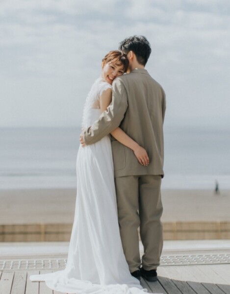 背景を海に！！