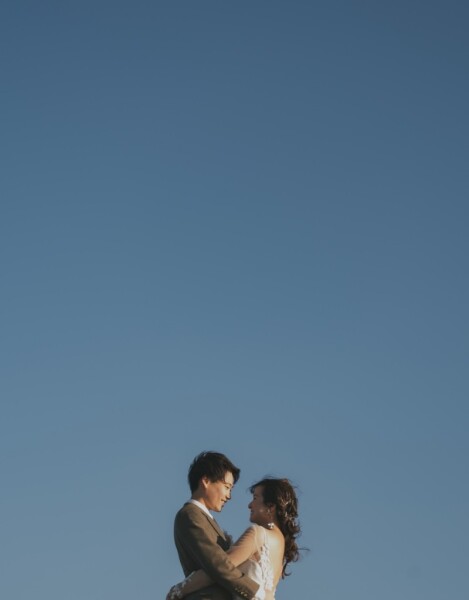 大桟橋ならでは青く広がる青空の下で！