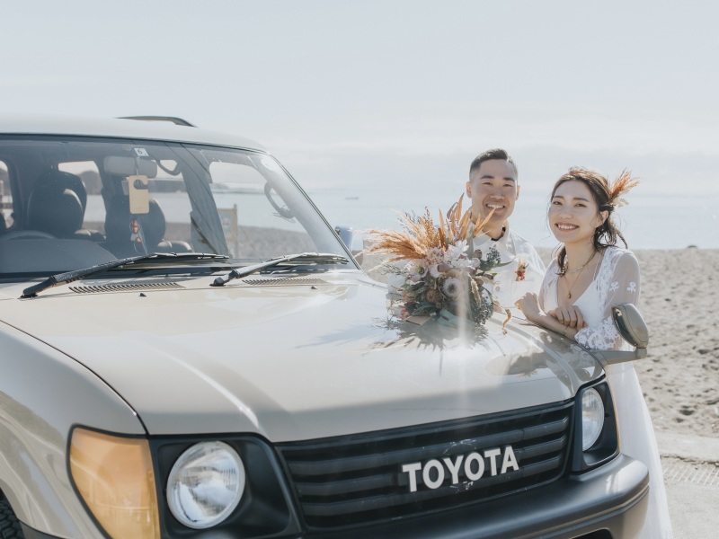 御新婦様の愛車と共に！