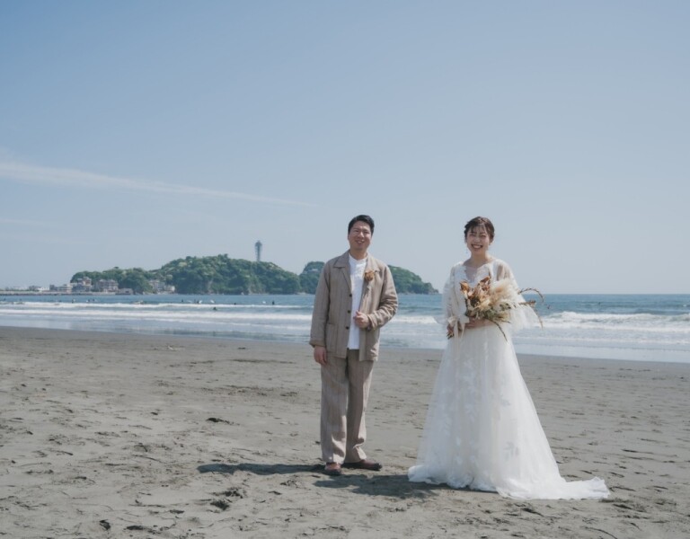 江ノ島のビーチにて!!