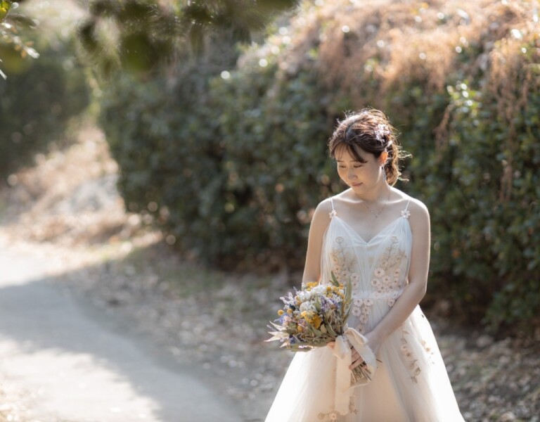 御新婦様のソロショット！