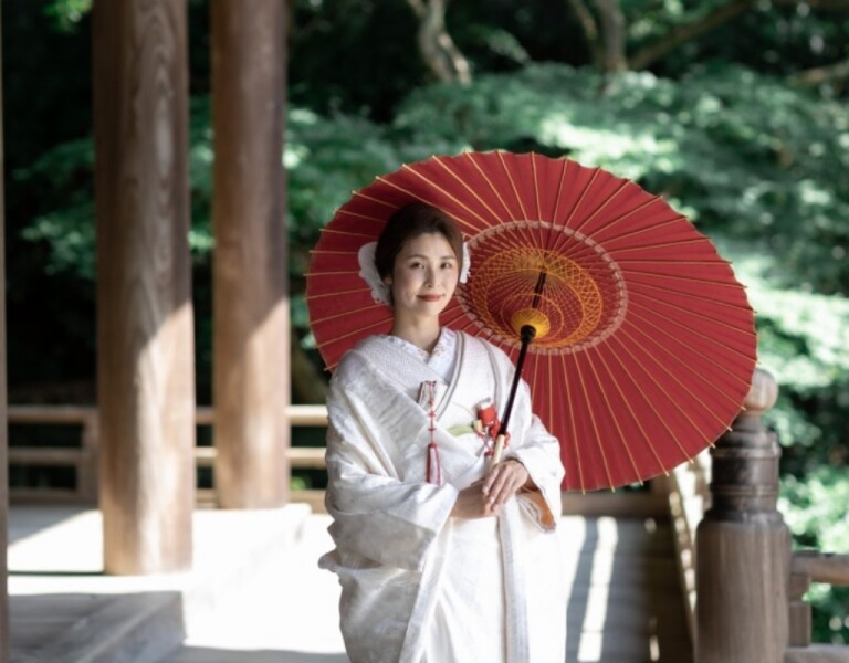 白無垢のソロ撮影