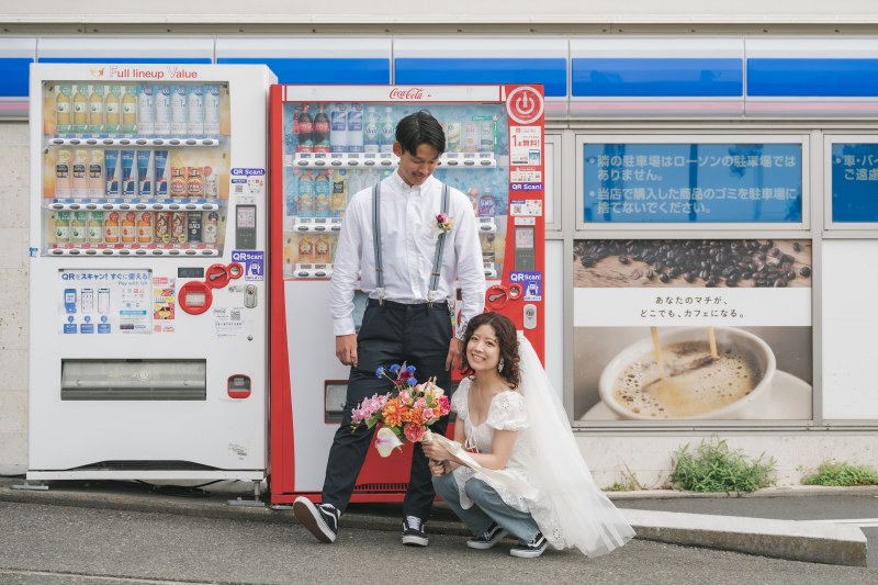 日常のワンシーンも、おふたりらしく