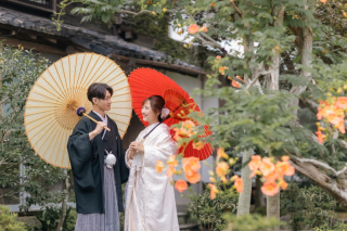 風情ある景色に映える、心ほどける前撮り｜和装撮影