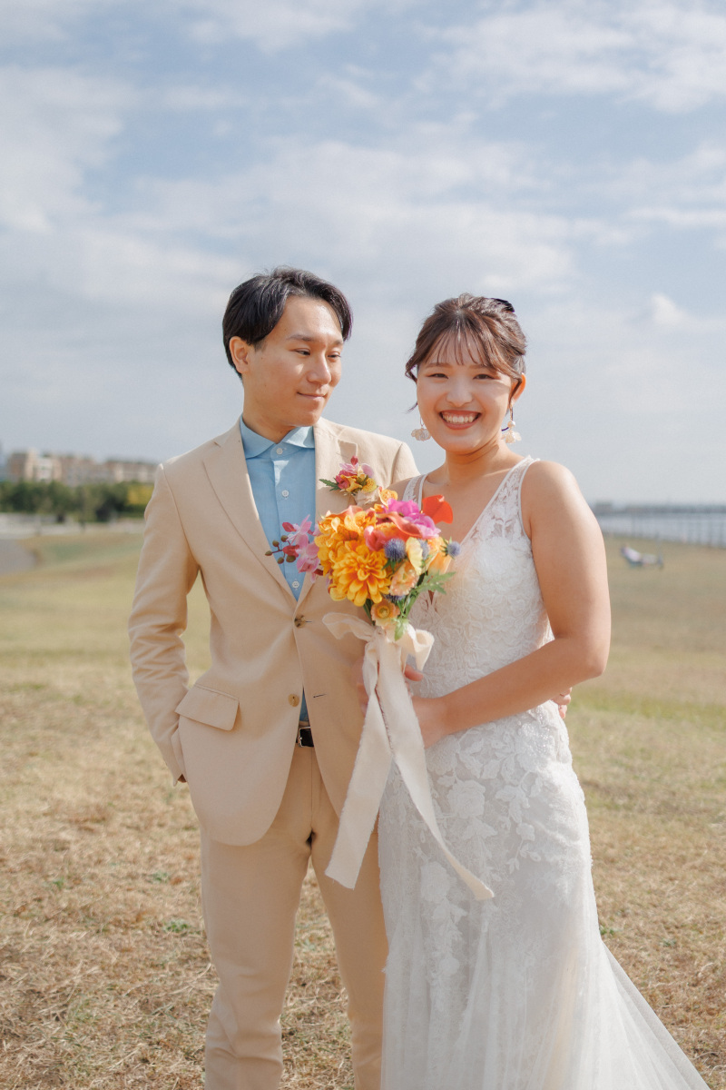 笑顔あふれるファーストショット