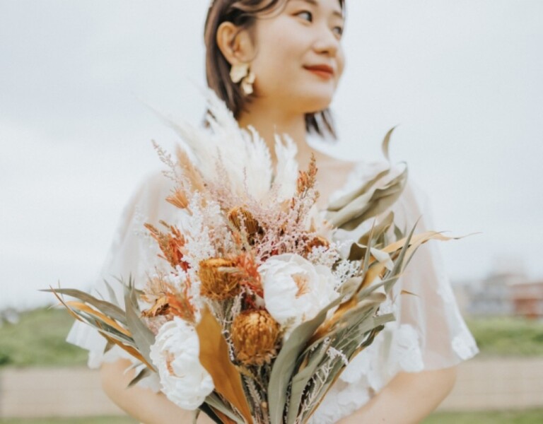 ドライフラワーブーケ