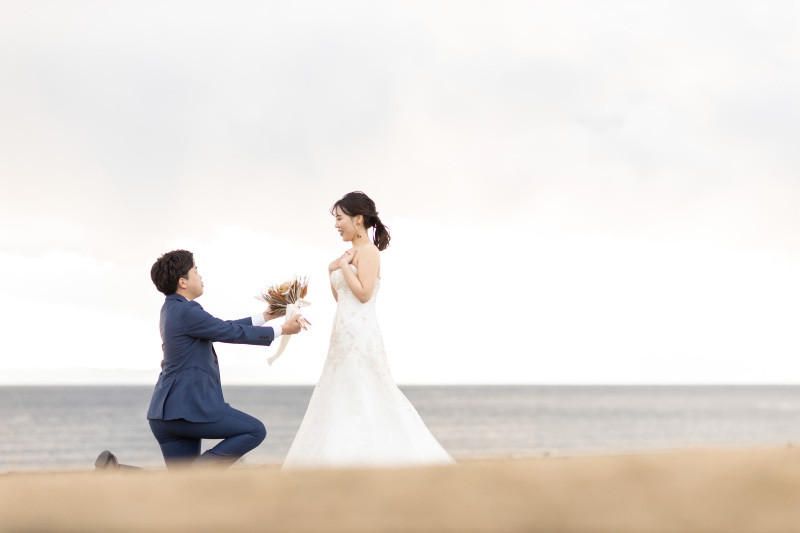 海辺で伝えたプロポーズ
