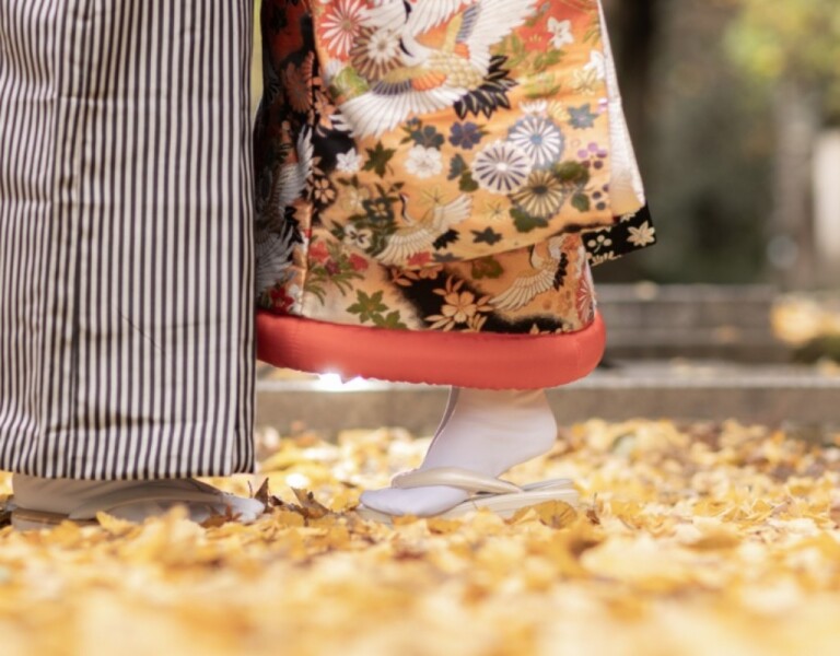 和装ならではの足元フォト！
