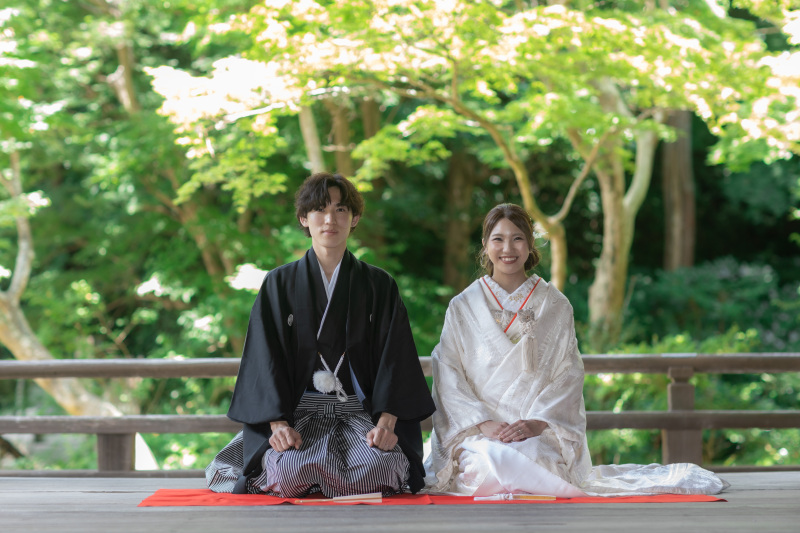 8月の妙本寺｜結婚式前撮り和装撮影