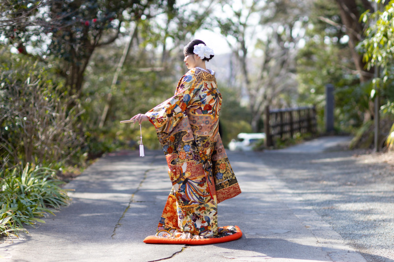 色打掛が魅せる和の美しさ