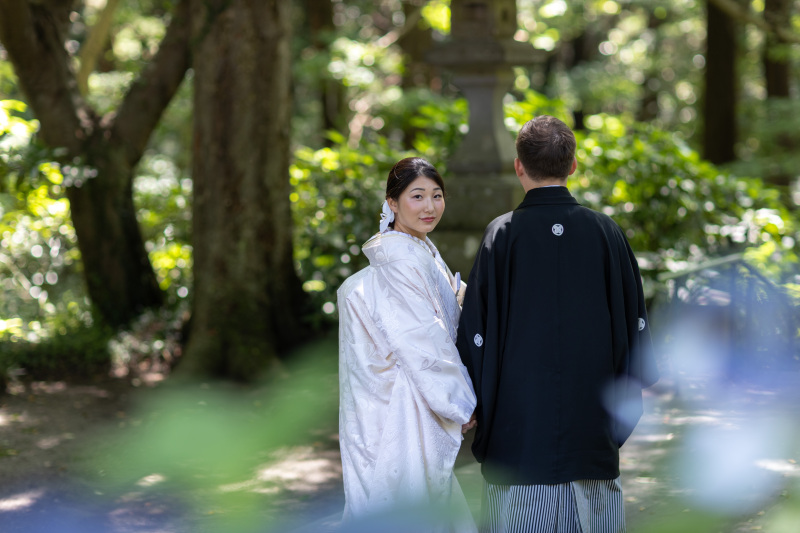 紫陽花&times;妙本寺で叶える和装フォトウェディング