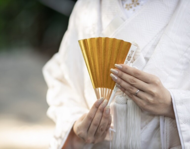 白無垢での小物撮影！