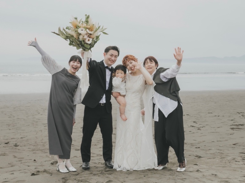 diar wedding　_家族・友人を撮影に呼べる