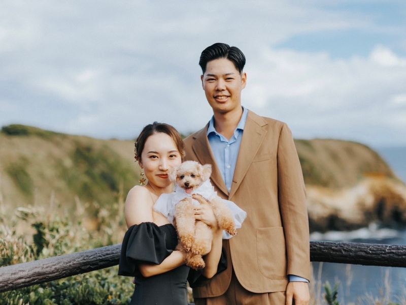 diar wedding　_ペットと一緒に撮影できる
