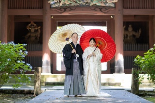 豊かな自然溢れる鎌倉寺院、四季折々で美しい和装撮影
