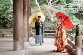 【和装】新郎新婦着付け