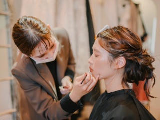 新婦ヘアメイクリハーサル