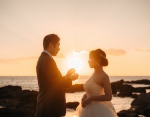 diar wedding　_【憧れ】夕陽ロケーション