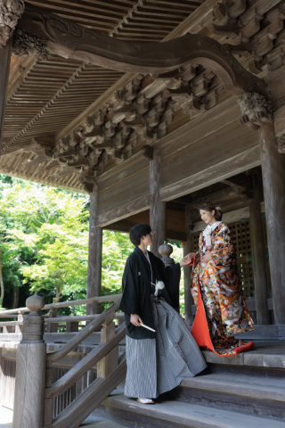 diar wedding　_【鎌倉寺院】和装ロケーション