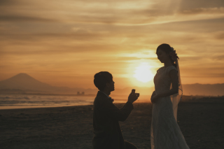 diar wedding _【憧れ】夕陽ロケーション