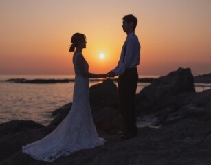 diar wedding　_【憧れ】夕陽ロケーション