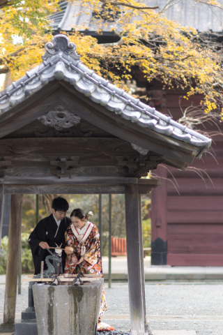 diar wedding _【鎌倉寺院】和装ロケーション