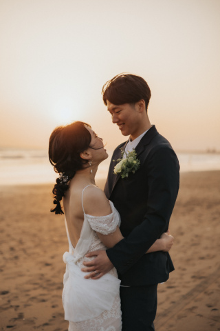 diar wedding_夕陽ロケーション