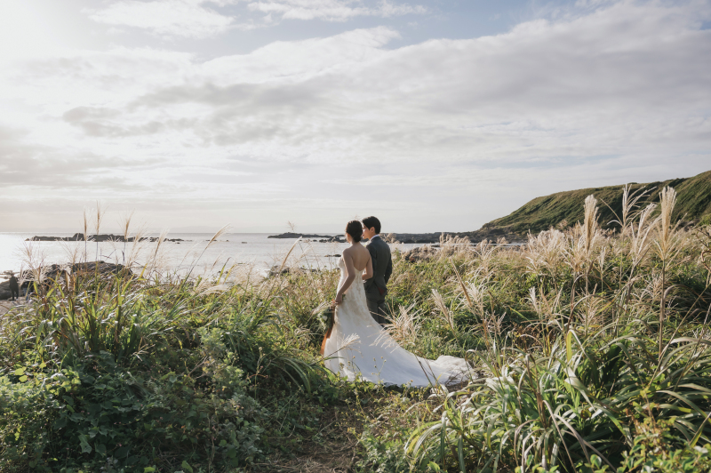 diar wedding　_海で撮影できる