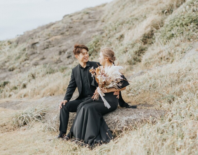 雰囲気を変えた洋装フォト