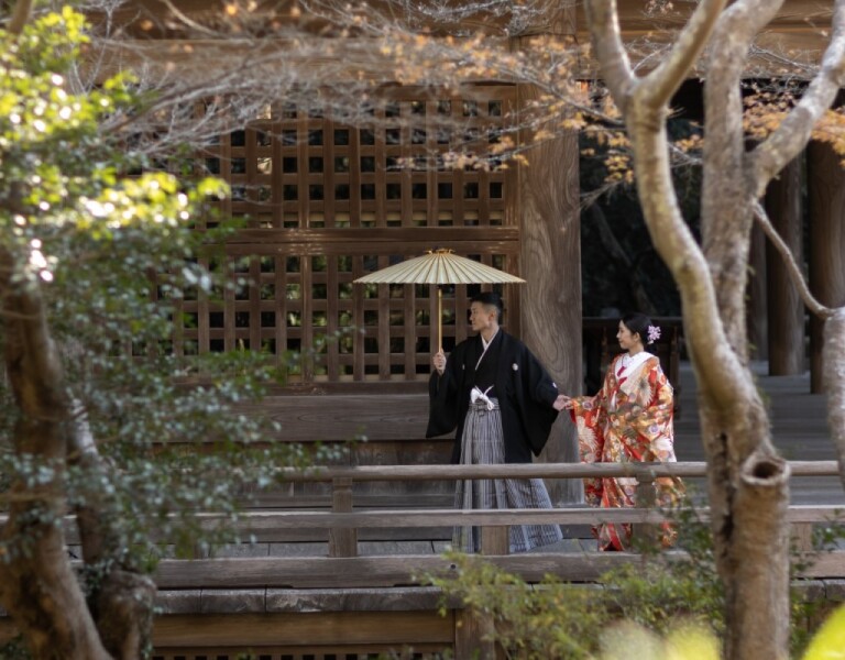 diar wedding　_神社・寺院で撮影できる