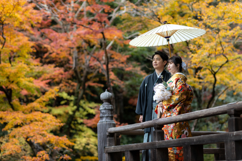 【秋・紅葉シーズン】\4万円OFF/追加料金なし◆古都・鎌倉の和装前撮り特別プラン(¥187,000➔¥143,000)