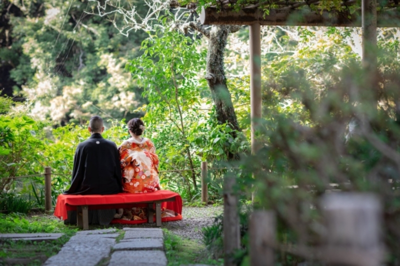 《鎌倉&times;和装&times;選べるロケ地》【妙本寺・瑞泉寺・海蔵寺からお好みの寺院にて撮影】その他寺院や街撮影等、お気軽にご相談下さい