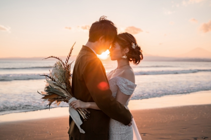 《写真と動画のセットプラン》*江ノ島の海辺でスチール＆前撮りムービー撮影* 【写真100カット＋映像データ＋DVD1枚納品】