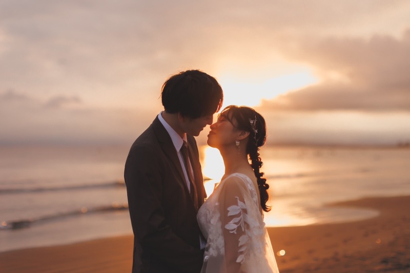 ＼＼迷ったらこちら／／ 【湘南の海岸で撮るビーチフォトウェディング】 diarwedding1番人気のシンプルプラン