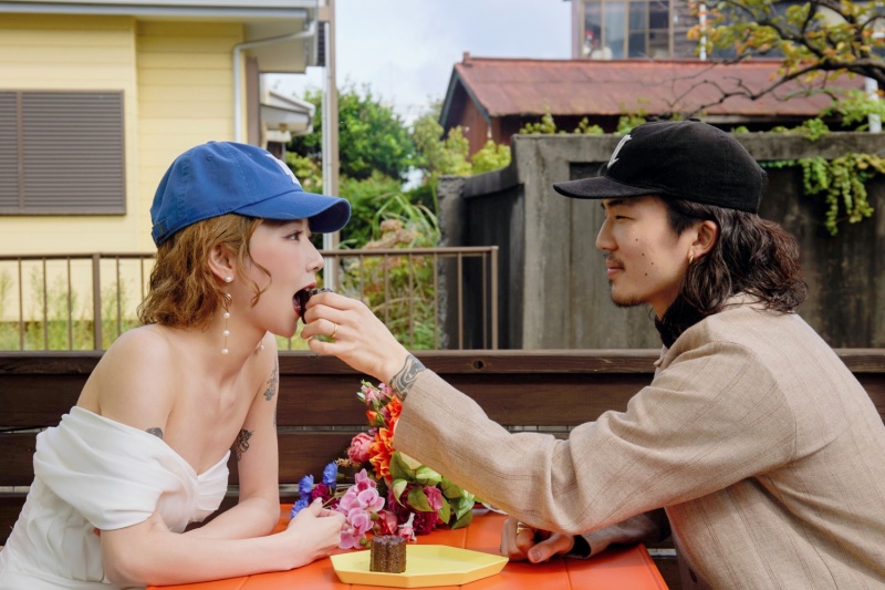 《韓国風フォト》 街撮りで自分たちらしく【片瀬江ノ島での街撮りフォトウェディング】