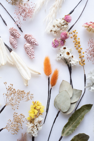 ドライフラ―ヘッド装花