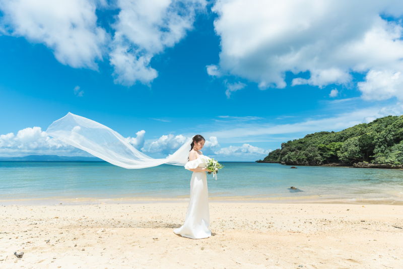 ソロショットはベールふわり！