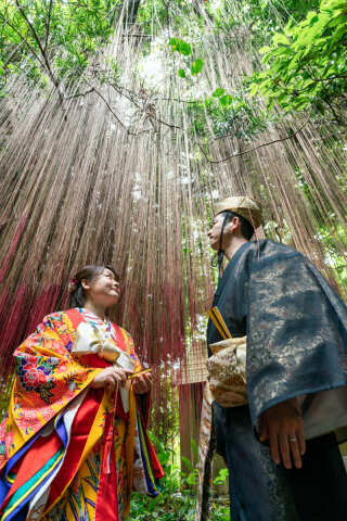 琉装を身にまとい☆神秘的なロケーション地をご案内！