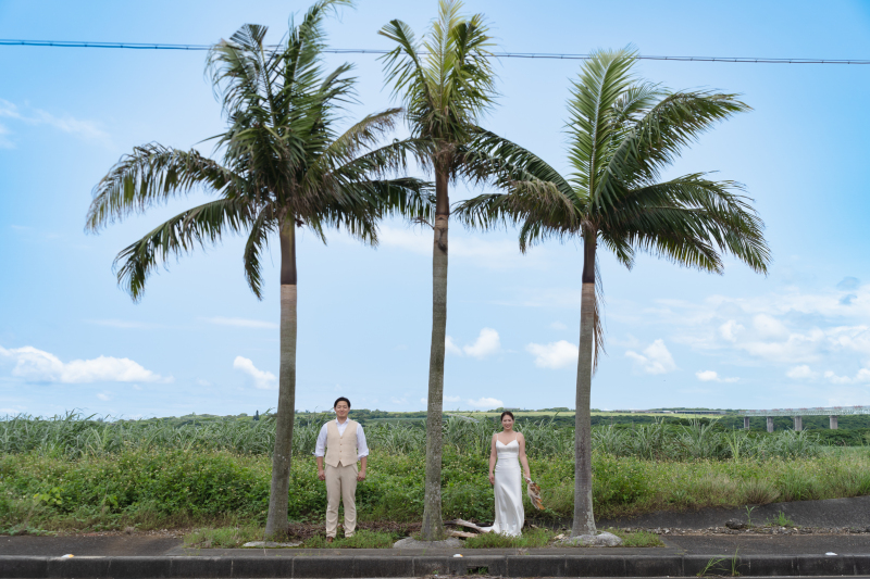 ラストはヤシの木前でも1ショット☆