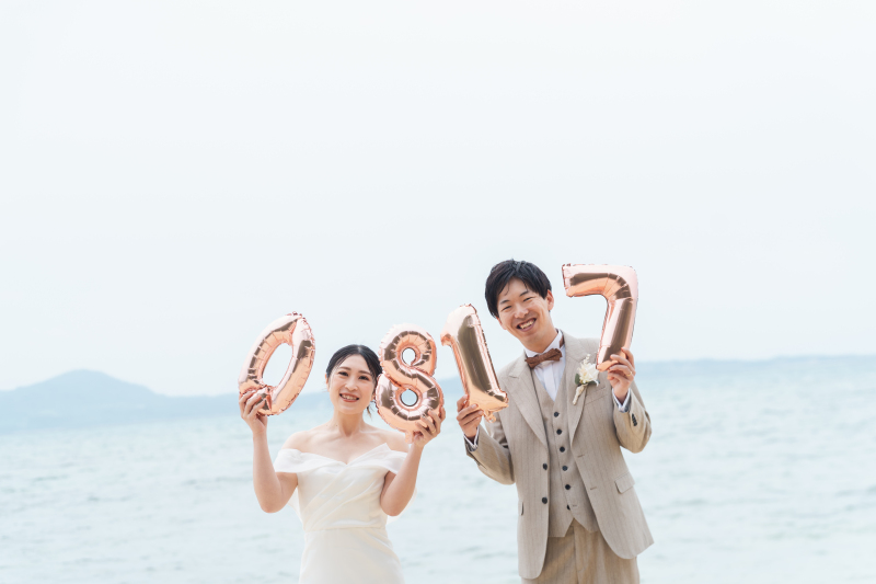 記念日バルーンと一緒に☆