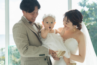 チャペルでファミリーフォト☆