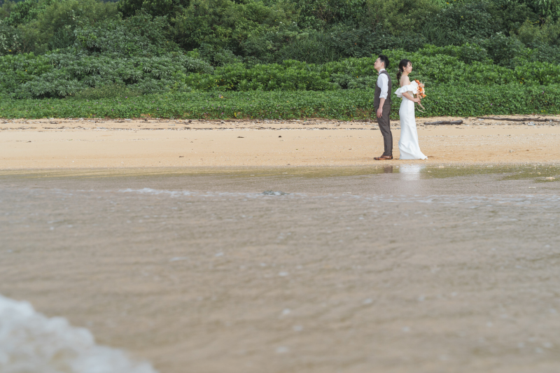 ビーチ側からも！