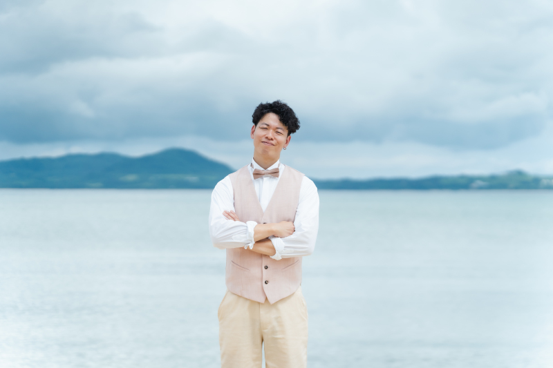 もちろん!ご新郎様ソロショットも☆