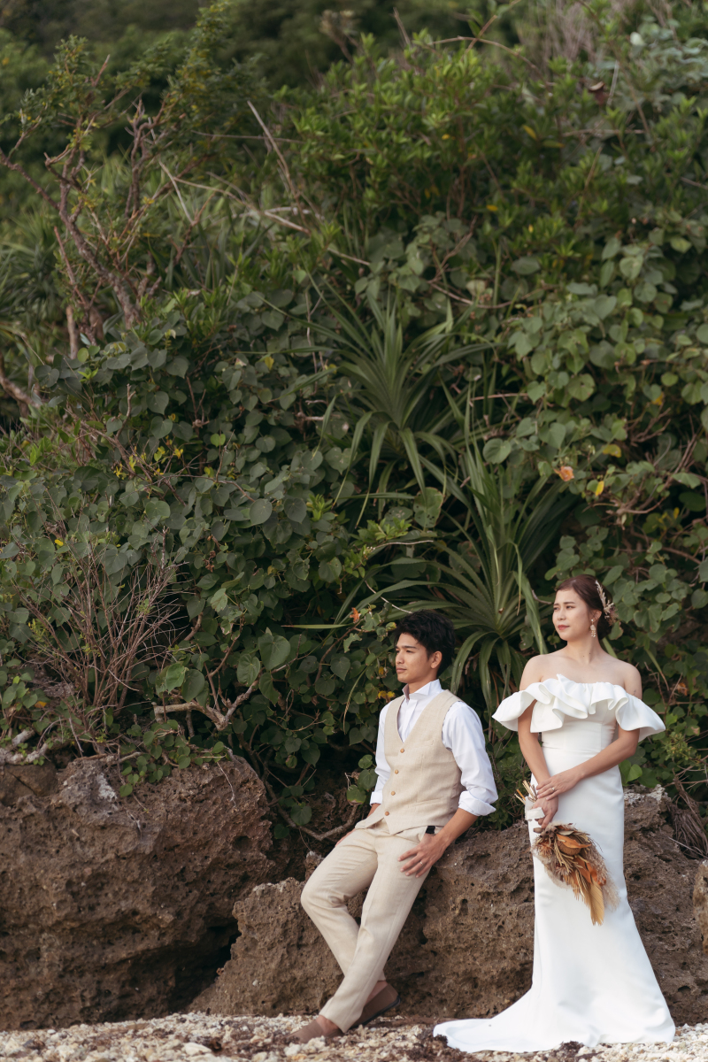 岩場＆グリーンをバックに☆