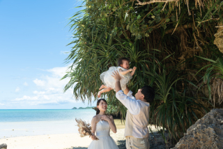 お任せロケーションでファミリーフォト☆