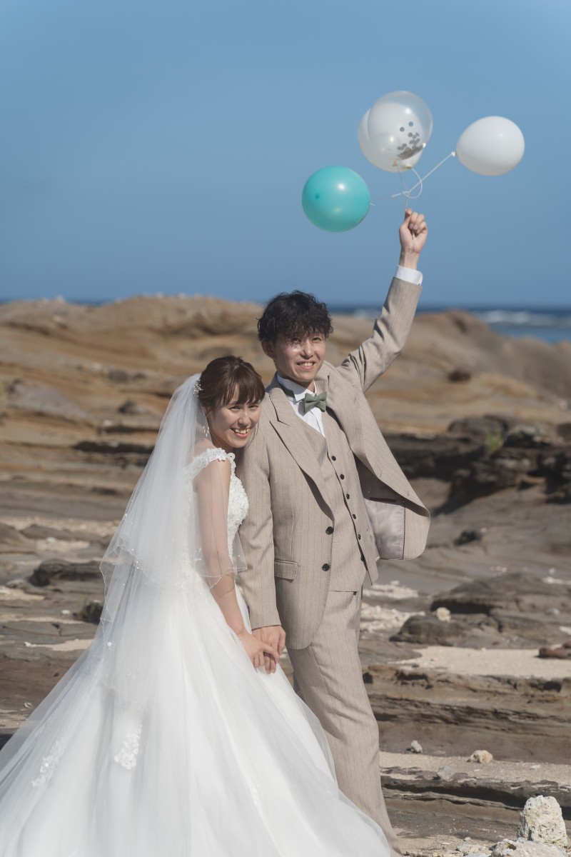 岩場ビーチへ移動！！