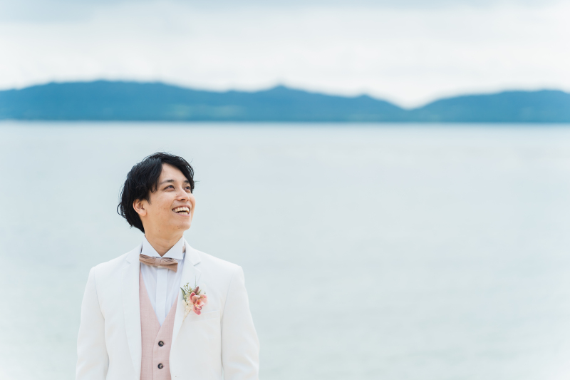 ソロショットはご新郎様も☆